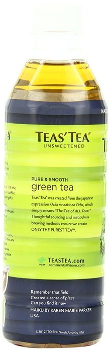 Teas' Tea Unsweetened Jasmine Green Tea, 16.9 Ounce (Pack of 12) N43