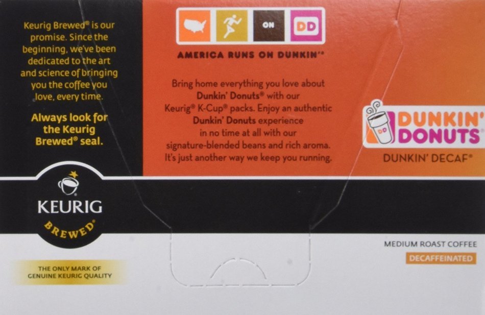 Dunkin' Donuts Coffee for K-cup Pods, Original Blend, 60 Count N23