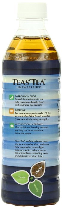Teas' Tea Unsweetened Jasmine Green Tea, 16.9 Ounce (Pack of 12) N49