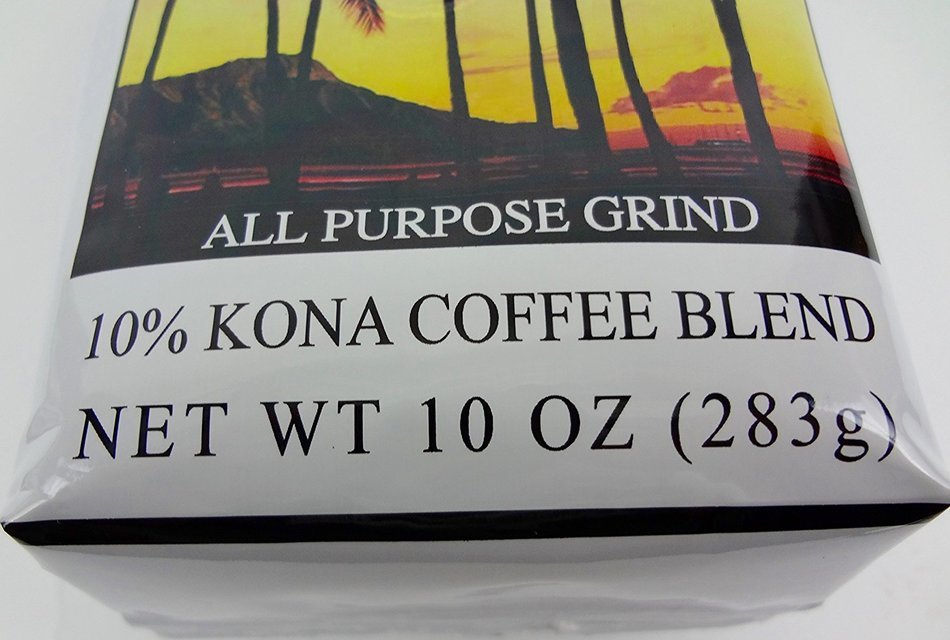 Hawaiian Isles Coffee Co. Kona Mocha 10 oz grind N2