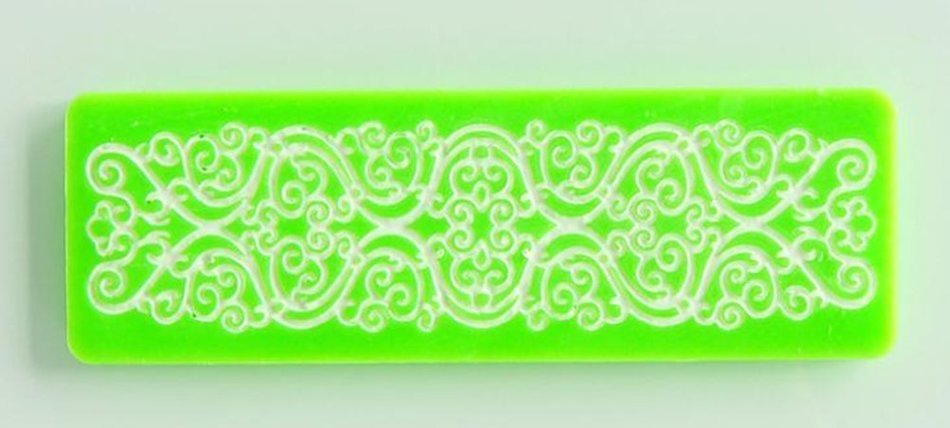 AmaranTeen - Seconds kil silicone mold lace cake molds fondant tools