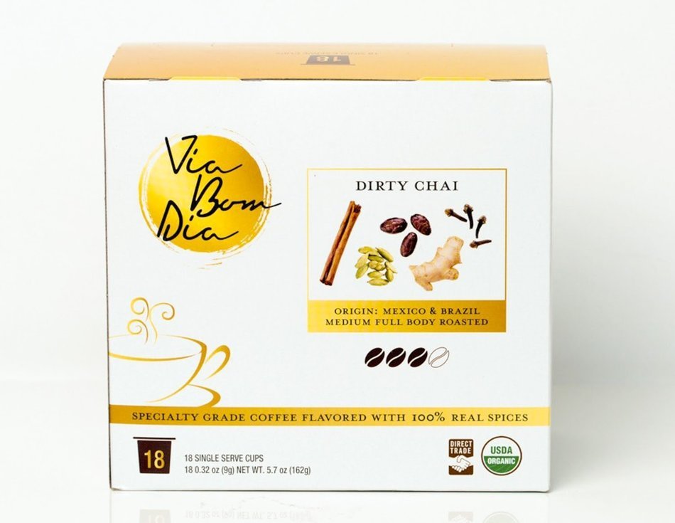 100% Naturally Flavored Certified Organic Coffee, Smooth Dark Chocolate,18-PK K-Cup Pods for Single-Serve Keurig... N4