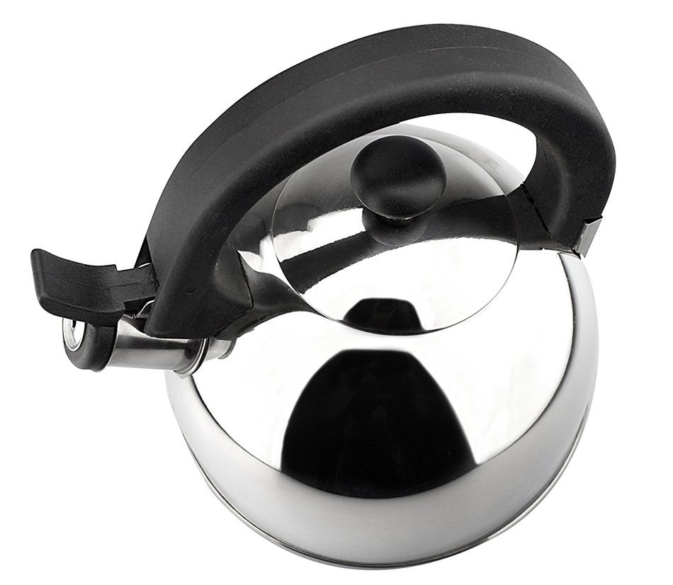 Magefesa Nubia Stainless Steel Tea Kettle, 2.1-Quart