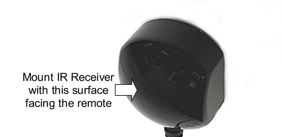 Inteset Technologies INT-IR38TX Infrared Receiver Extender Cable for HD DVR's & STB's- Check Compatibility N2