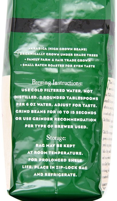 Cafe Altura Whole Bean Organic Coffee, Sumatran Dark Roast, 2 Pound N26
