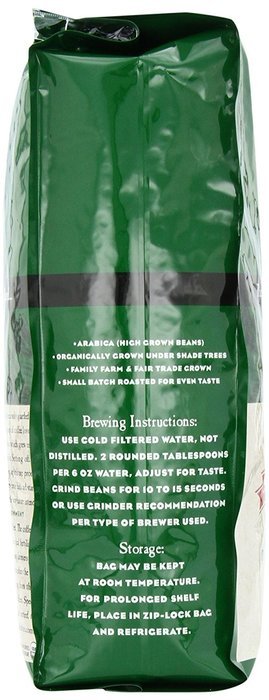 Cafe Altura Whole Bean Organic Coffee, Sumatran Dark Roast, 2 Pound N29