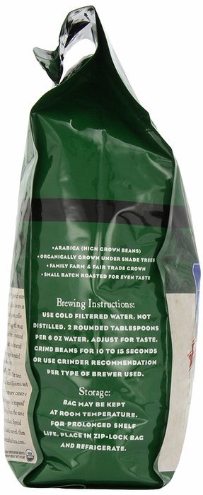 Cafe Altura Whole Bean Organic Coffee, Sumatran Dark Roast, 2 Pound N30