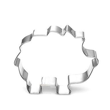 Party Supplies Cartoon Hedgehog Shape Cookie Cutter, Stainless Steel N4