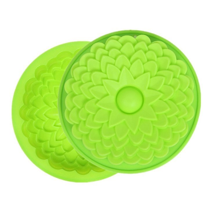 KOX 9"Silicone Cake Mold ,Flower Mould, Birthday Cake /Bread /Tart Flan/ Jelly, Chocolate, Boudin, Fruit Pie/Silicone...