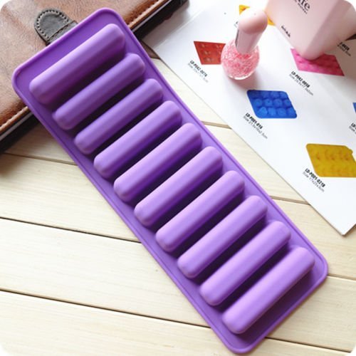Ice Pop Molds Silicone 10 Fingers Moulds Cake Molds Ice Cube Pudding Jelly Mould