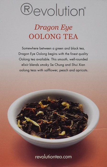 Revolution Tea, Dragon Eye Oolong 20 Ct N2