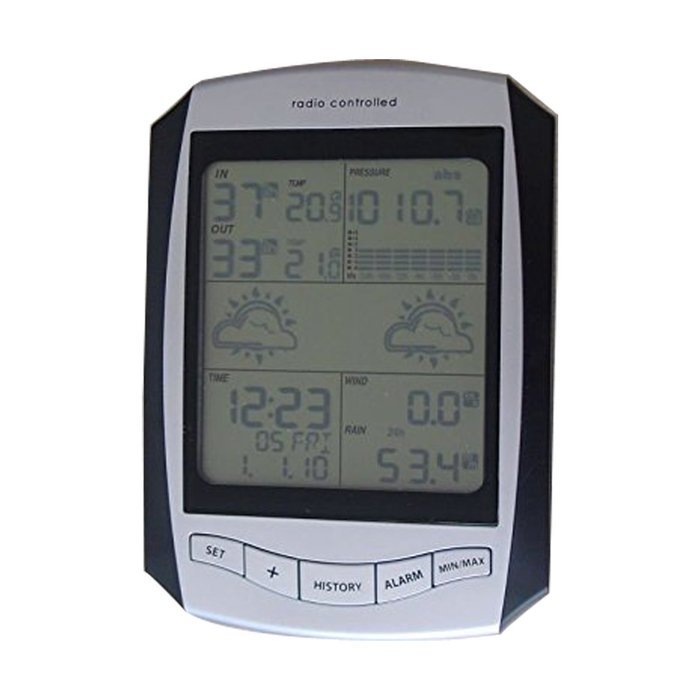 Signstek Multi-functional Wireless Weather Stations - Indoor Outdoor Temperature display - Humidity Sensor - Rain...