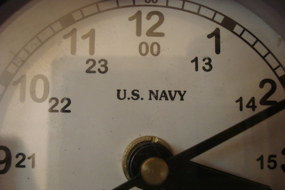 U.S. Navy Marine WALL Clock - LIttle & Very Nice - 100% SATISFACTION - Marine / Nautical / Boat / Maritime N2