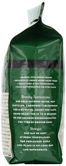 Cafe Altura Whole Bean Organic Coffee, Sumatran Dark Roast, 2 Pound N40