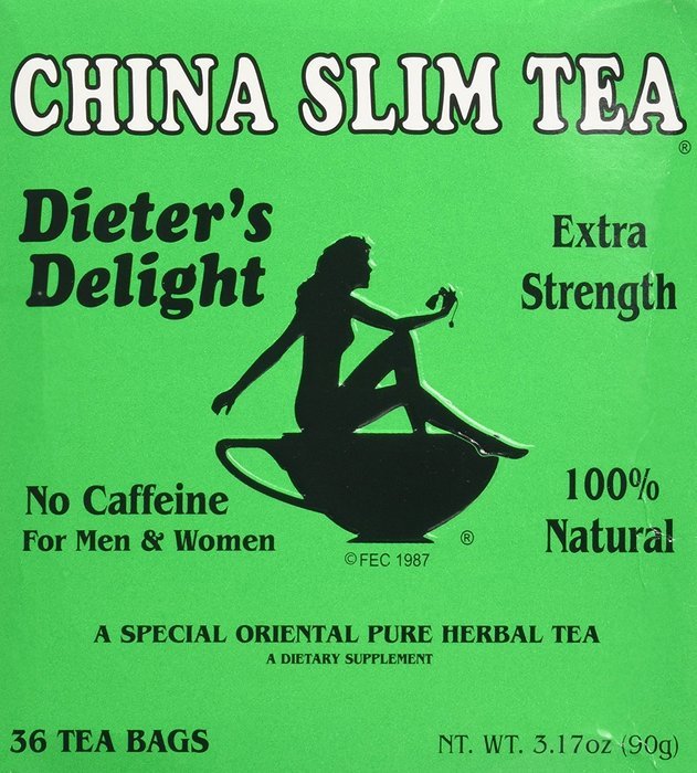 Tea Pot Tea China Slim Diet, 3.17-Ounce Units (Pack of 4) N3