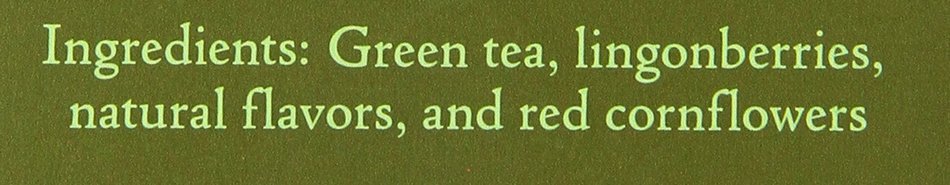 Harney & Sons Ambessa Lingonberry Green Tea, 20 Tea Sachets N2