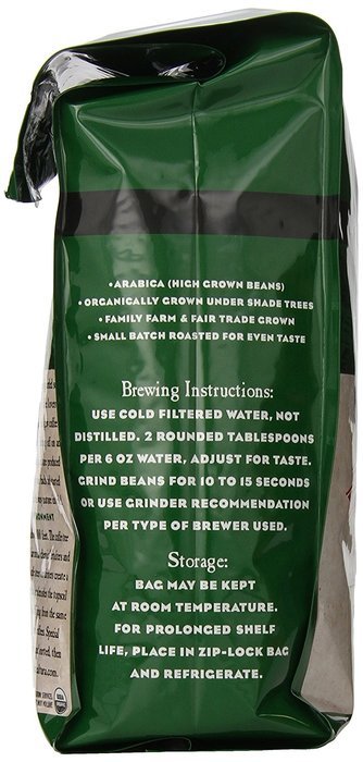 Cafe Altura Whole Bean Organic Coffee, Sumatran Dark Roast, 2 Pound N48