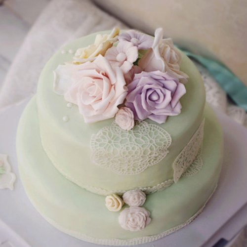 "Silicone Cake Mold Fondant Cake Lace Decoration Silicone Lace Mold" shopping N2