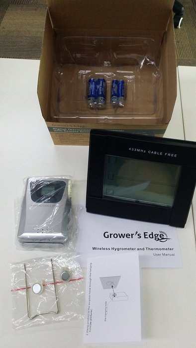 MIEO HR641 Wireless Thermometer and Hygrometer with 1 Remote Sensor for Home-Greenhouse-Warehouse and Workshop N11