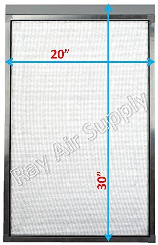 Respicaire CG MicroCLean 95 Air Cleaner Replacement Filter Pads 20x30 Refills (4 Pack) N2