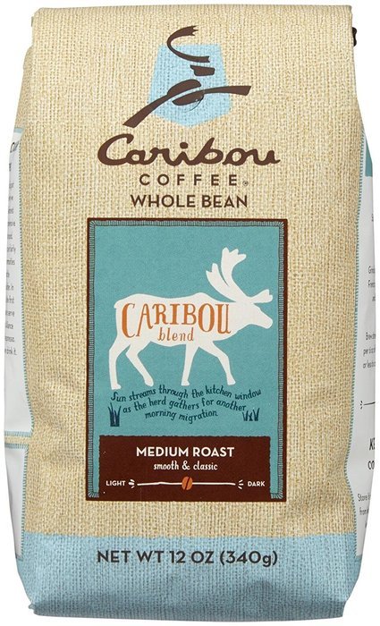 Caribou Coffee Whole Bean Coffee - Caribou Blend - 12 oz