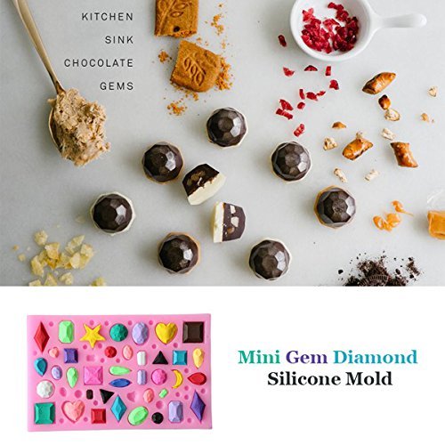 "Mini Gem Diamond Shape Fondant Mold Silicone Cake Candy Chocolate Mould Cake Decorating Tool" shopping N6