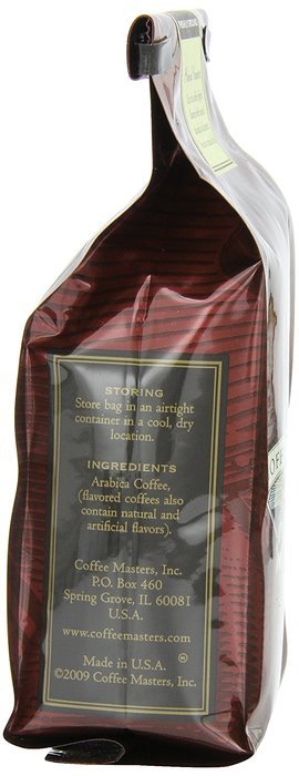 Coffee Masters Flavored Coffee, Almond Amaretto, Ground, 12-Ounce Bags (Pack of 4)