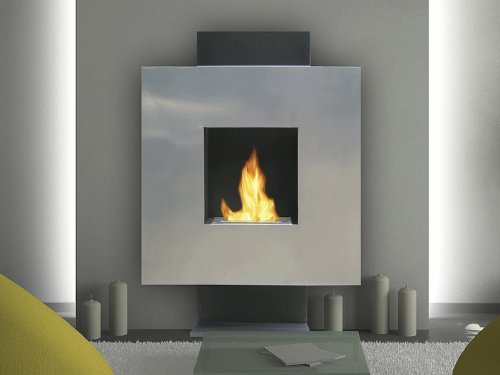 Anywhere Fireplace - Tribeca Stainless Steel Ventless Fireplace N2