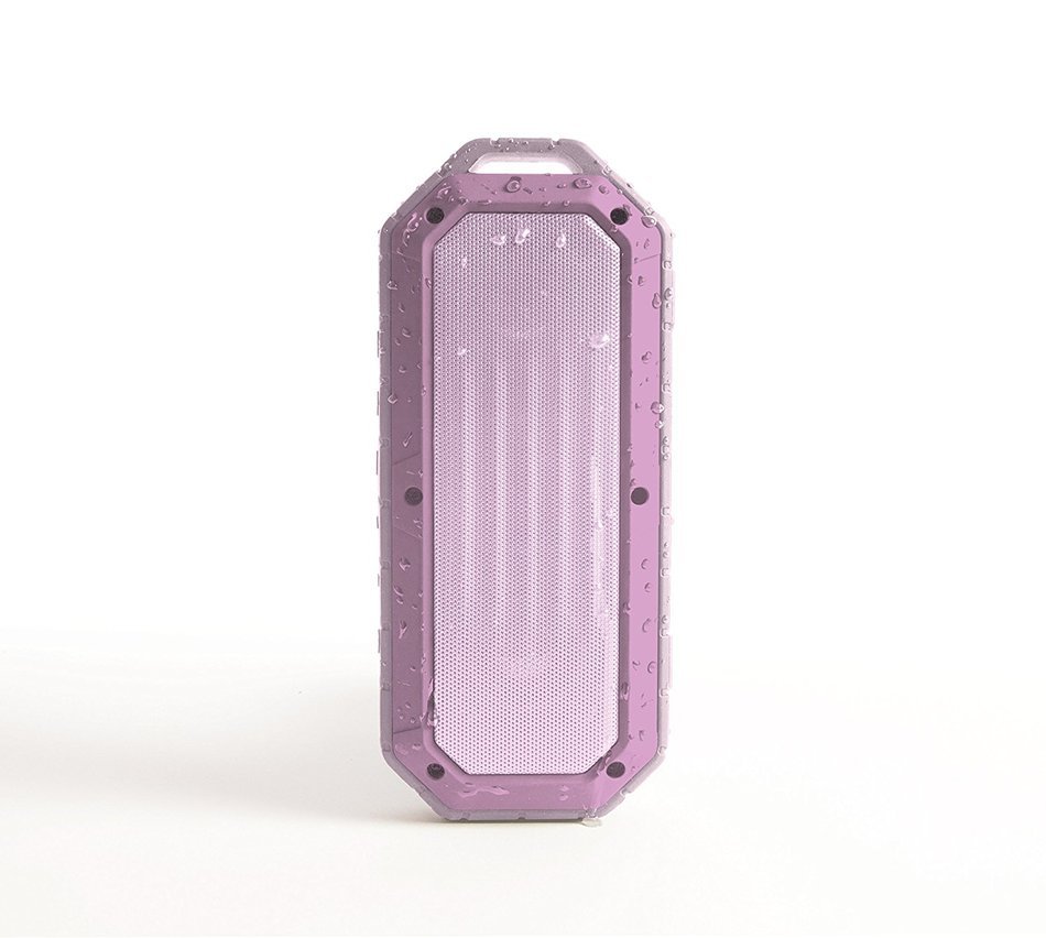 iJoy Beach Bomb IP66 Waterproof Shockproof Portable Bluetooth Speaker With built in Mic Aux-In and 2,000mAh Battery... N4