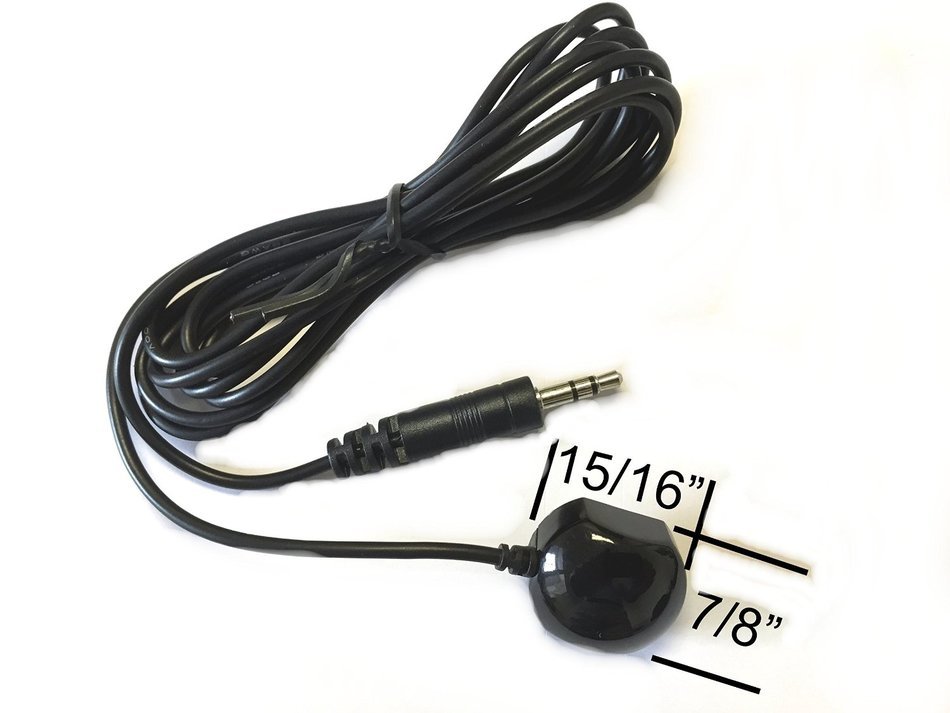 Inteset Technologies INT-IR38TX Infrared Receiver Extender Cable for HD DVR's & STB's- Check Compatibility N4