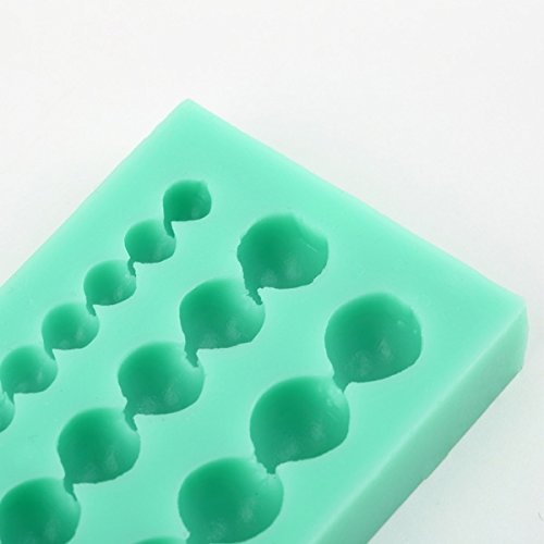 3D Silicone Mold Round Shapes Mold For Soap Candy Chocolate Ice Cake N2