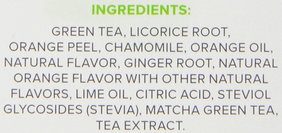 Good Earth Citrus Kiss Decaffeinated Green Tea, 18 Count Tea Bags (Pack of 6) N25