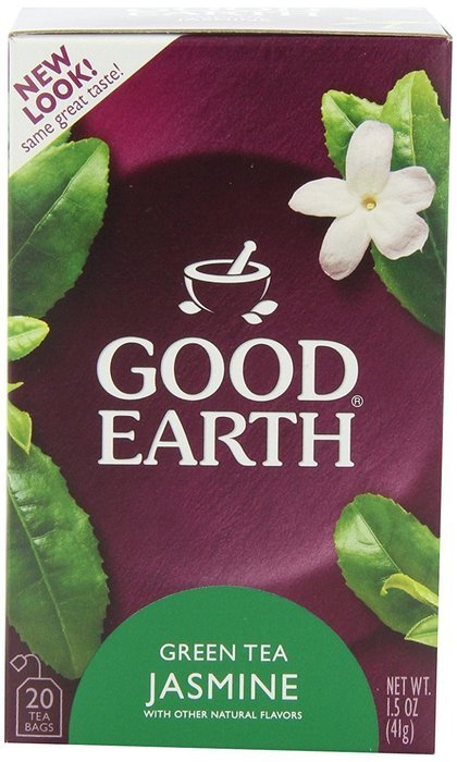 Good Earth Citrus Kiss Decaffeinated Green Tea, 18 Count Tea Bags (Pack of 6) N26