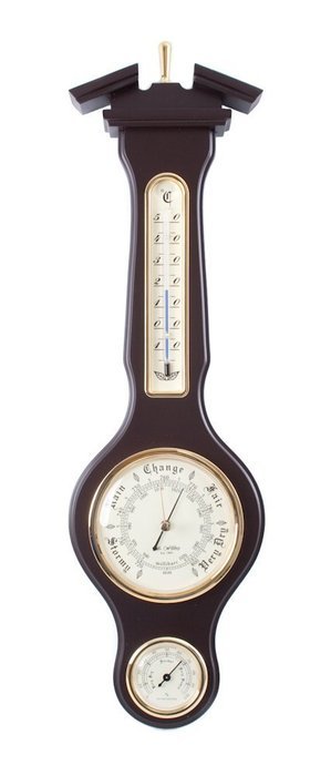 Banjo Barometer With Thermometer Hygrometer 490mm N2