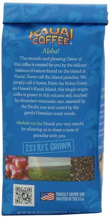 Kauai Coffee Koloa Estate Whole Bean Medium Roast, 32 Ounce N2