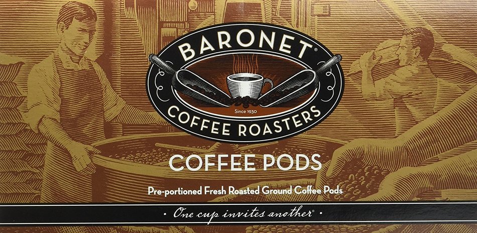 Baronet Coffee Butter Pecan Coffee Pods, 54 Count N3