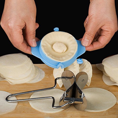 Voberry&reg; Kitchen Tools Fondant Icing Spatula Cookie Round Rolling Cutting Blade Dough Circle Cutter N5