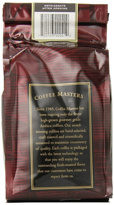 Coffee Masters Gourmet Coffee, Sumatra Mandheling Dark, Ground, 12-Ounce Bags (Pack of 4) N3