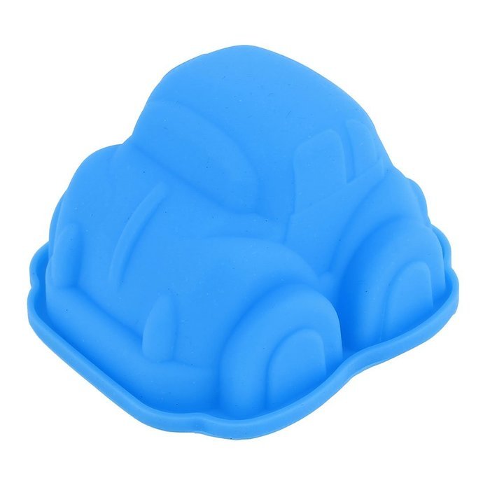 Car Shape Silicone Ice Cube Pastry Cake Mold Mould Bakeware Tools Blue N2