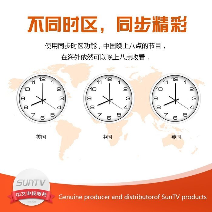 SunTV Chinese U-Disk Streaming Media Player with 1-year Subscription of Licensed Chinese Live TV Programs N7