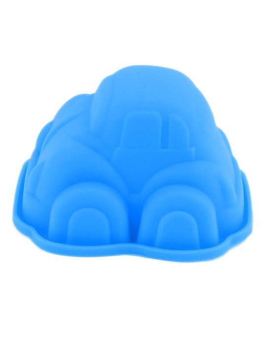Car Shape Silicone Ice Cube Pastry Cake Mold Mould Bakeware Tools Blue N3
