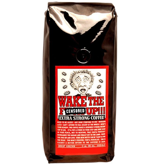Wake the F'Up Uncensored Coffee, Original Extra Strong, 1 Pound N9