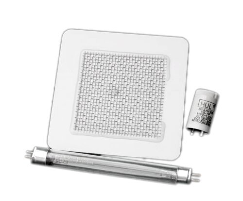 Three Piece Kit - Ozone Plate, UV Lamp and Starter for EcoQuest Vollara Living Air 120FA Purifier by Purifier-Parts.com