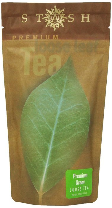Stash Tea Premium Green Loose Leaf Tea, 3.5 Ounce Pouch N2
