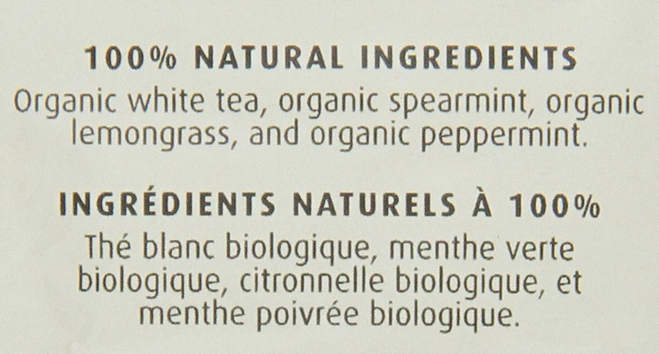 Stash Tea Organic Tea Bags in Foil, White Tea with Mint, 100 Count N2