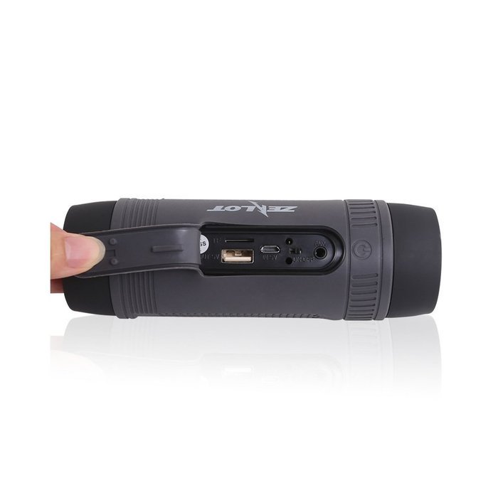 ZEALOT S1 Portable Waterproof Wireless Bluetooth Speaker - Power Bank Output, 3 Mode Flashlight, Hands Free Answering... N2