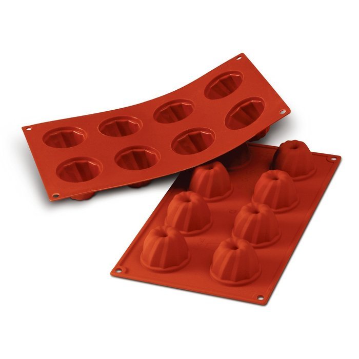 Silikomart Bundt Kugelhopf Gugelhupf Cake Mould, 55mm, Terracotta N2