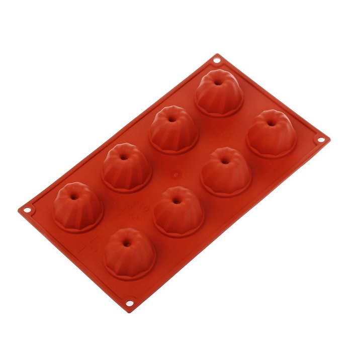 Silikomart Bundt Kugelhopf Gugelhupf Cake Mould, 55mm, Terracotta N3