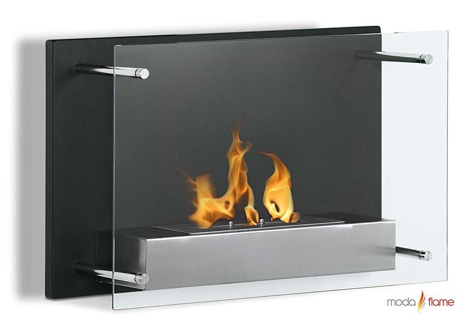 Moda Flame Epila Wall Mounted Ethanol Fireplace N5