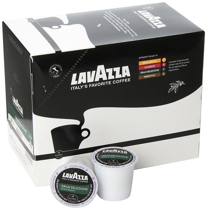 Lavazza K-Cup Portion Pack for Keurig Brewers, Gran Selezione, 22 Count N5